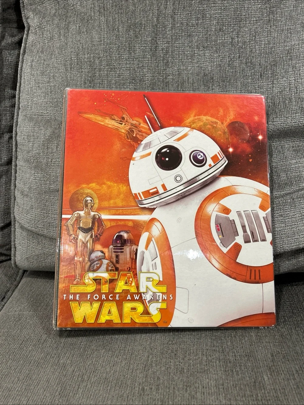 Disney Star Wars The Force Awakens 3 Ring Binder Lot Of 2 BB-8